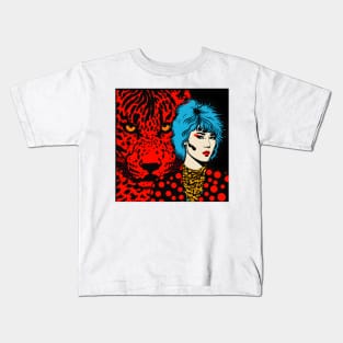 Tiger Lady Kids T-Shirt